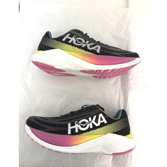 HOKA Mach X Running Shoes Men’s 9.5 Black Rainbow Sporty Athletic Speed Comfort main image 11